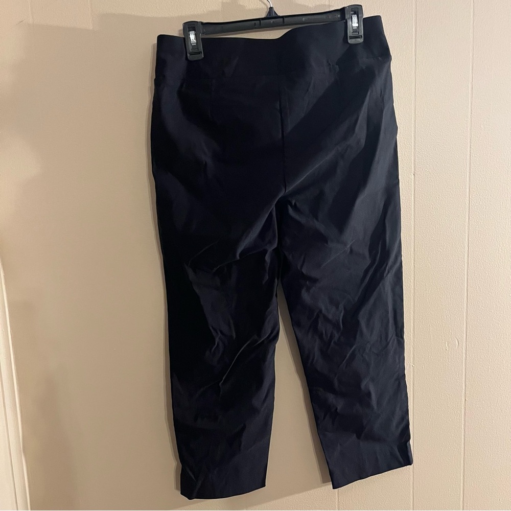 Rafealla Size 18 Black Super Soft Stretch Capris - Picture 2 of 7